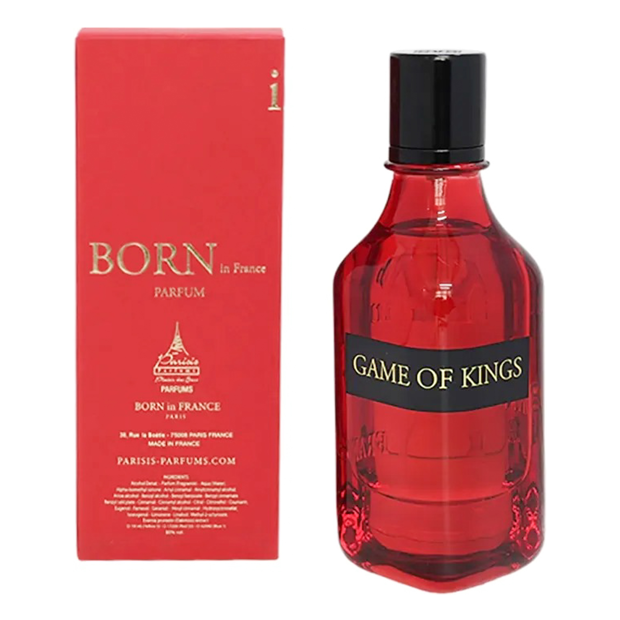 Perfume Born In France Game Of Kings Eau de Parfum Unissex 85ML