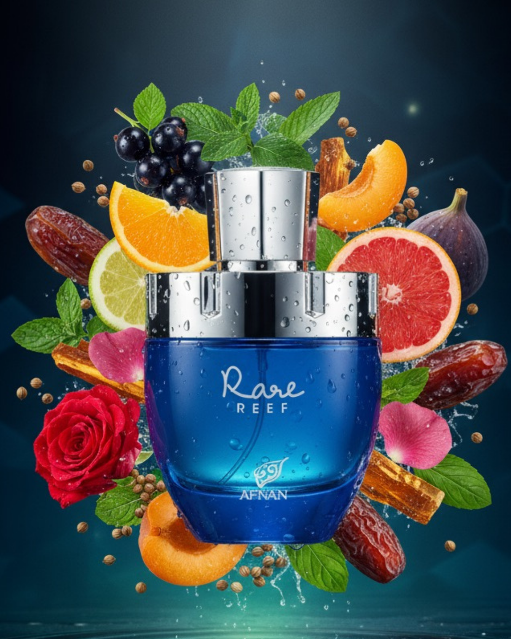Perfume Afnan Rare Reef Eau de Parfum Unissex 100ML