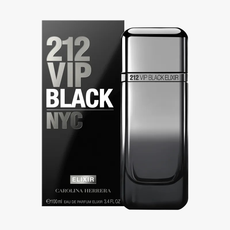 Perfume Carolina Herrera 212 Vip Black Elixir Eau de Parfum Masculino 100ML