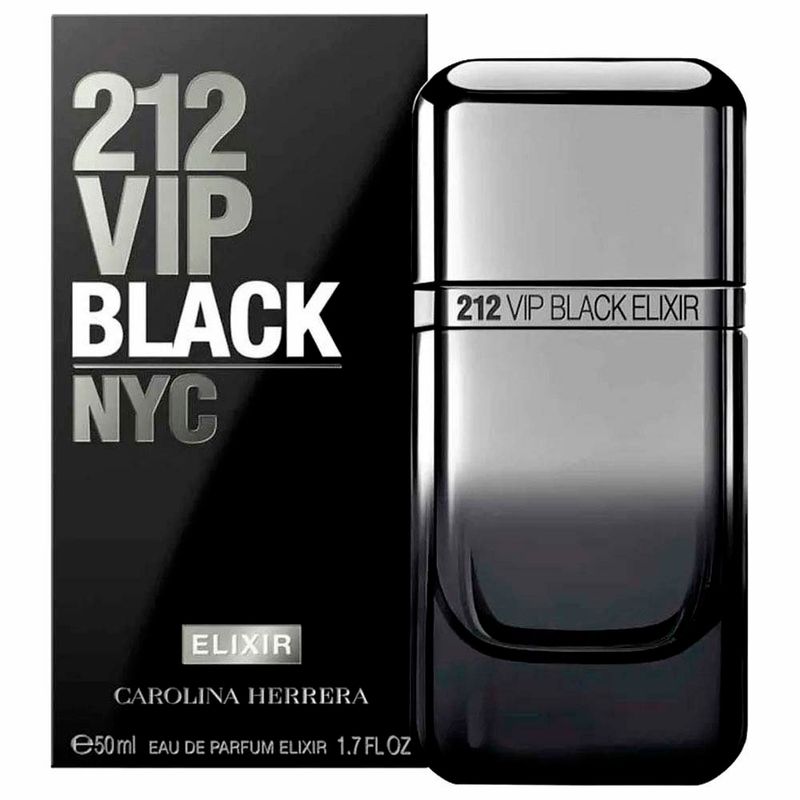 Perfume Carolina Herrera 212 Vip Black Elixir Eau de Parfum Masculino 50ML