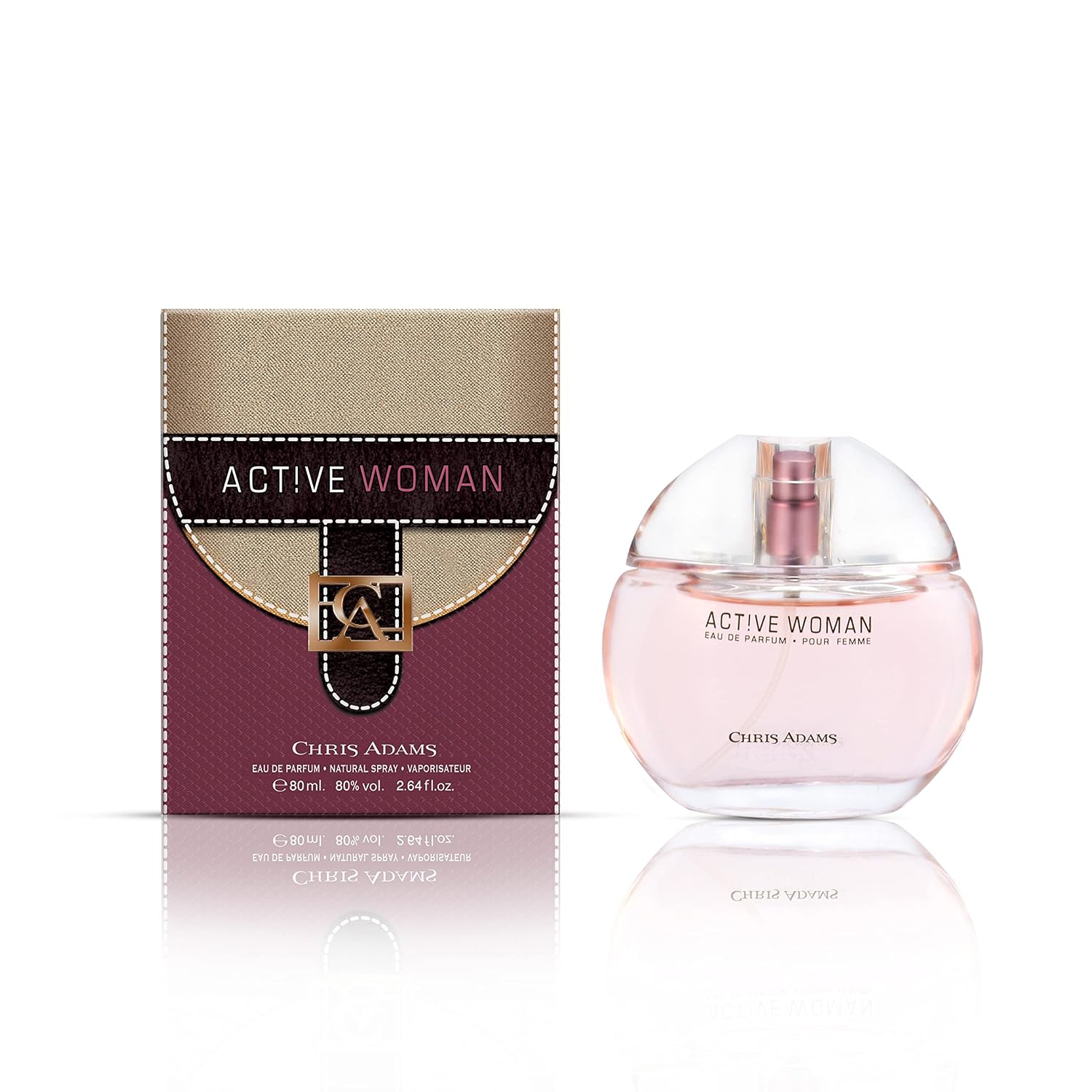 Perfume Chris Adams Active Woman Eau de Parfum Feminino 80ML