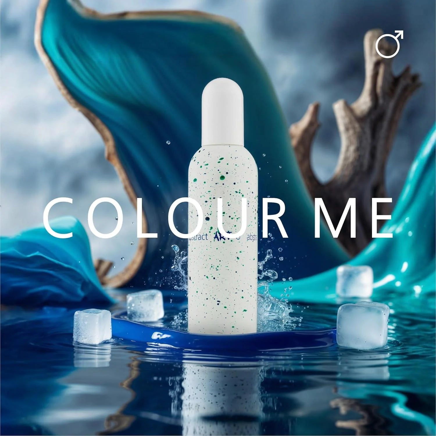 Perfume Colour Me Abstract Art Eau de Parfum Masculino 50ML