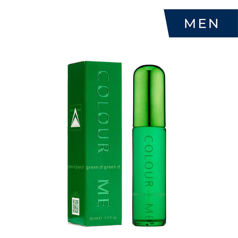 Perfume Colour Me Green Eau de Parfum Masculino 90ML
