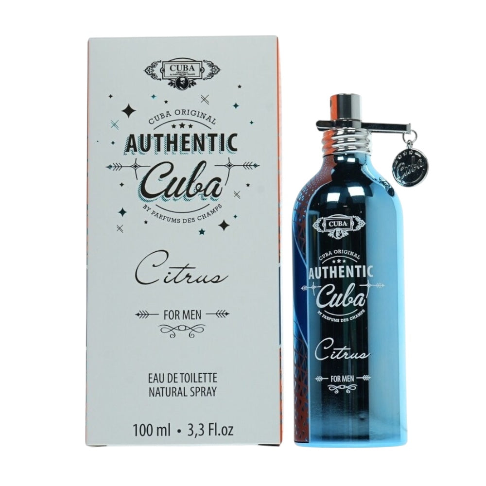 Perfume Cuba Authentic Citrus For Men Eau de Toilette Masculino 100ML