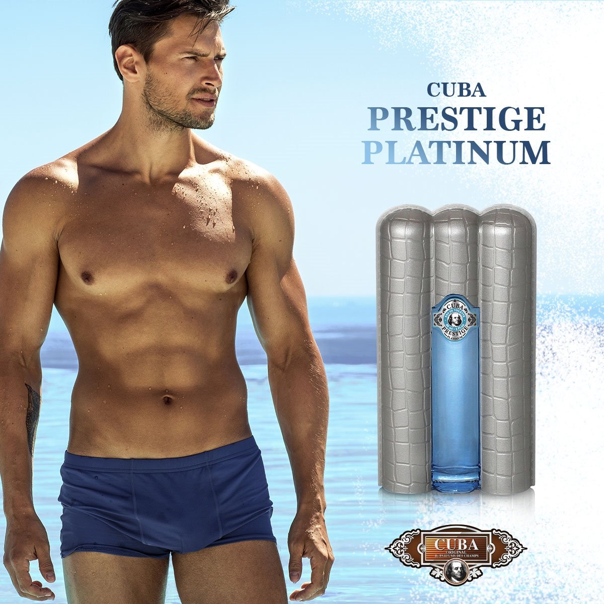Perfume Cuba Prestige Platinum Eau de Toilette Masculino 35ML