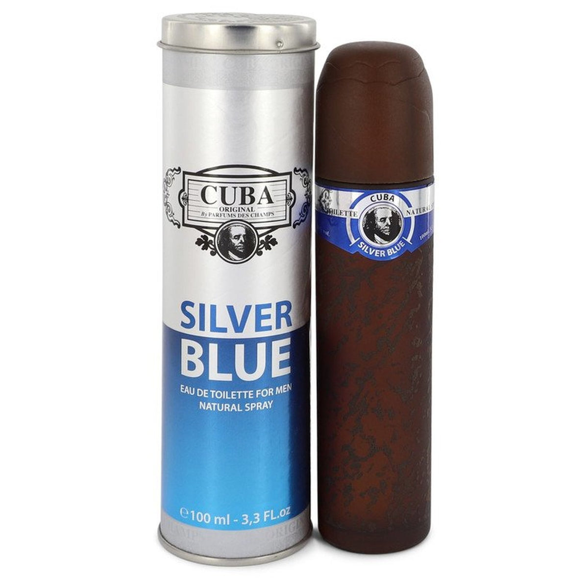 Perfume Cuba Silver Blue Eau de Toilette Masculino 100ML