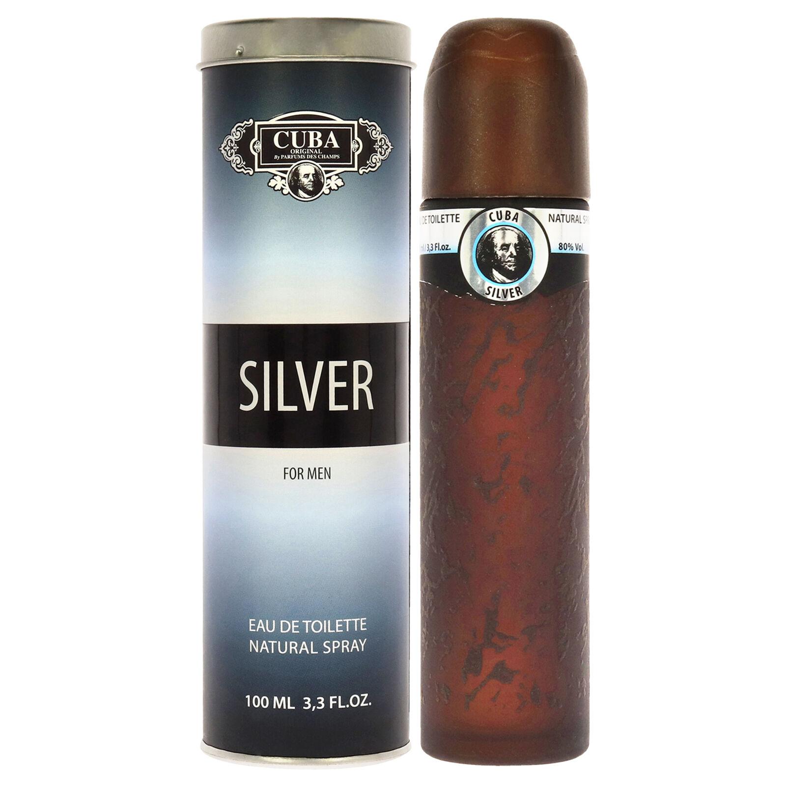 Perfume Cuba Silver Eau de Toilette Masculino 100ML