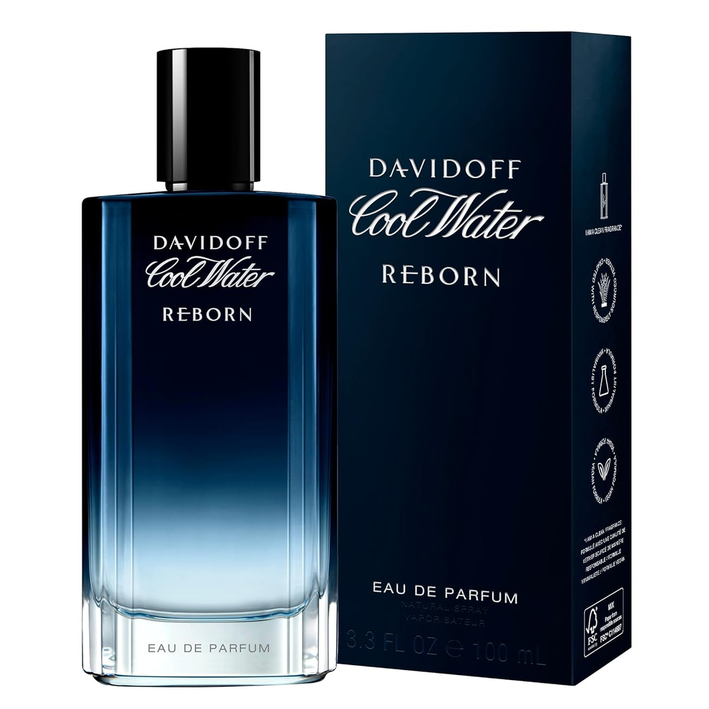 Perfume Davidoff Cool Water Reborn Eau de Toilette Feminino 100ML