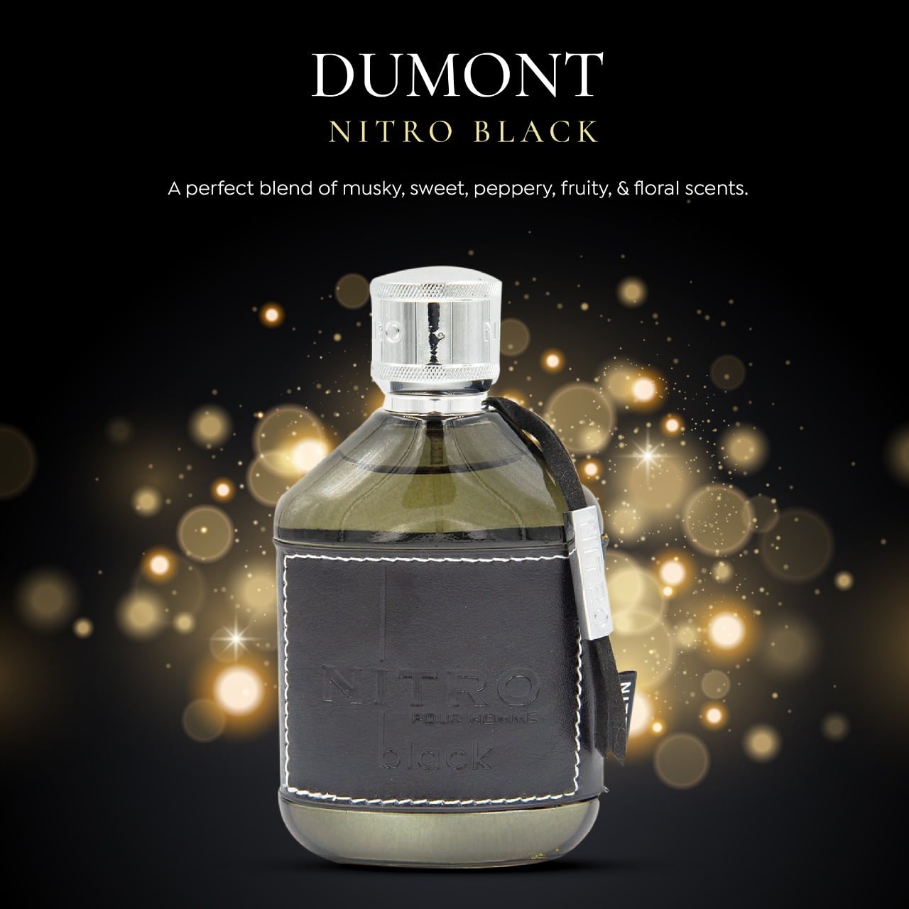 Perfume Dumont Nitro Black Eau de Parfum Masculino 100ML