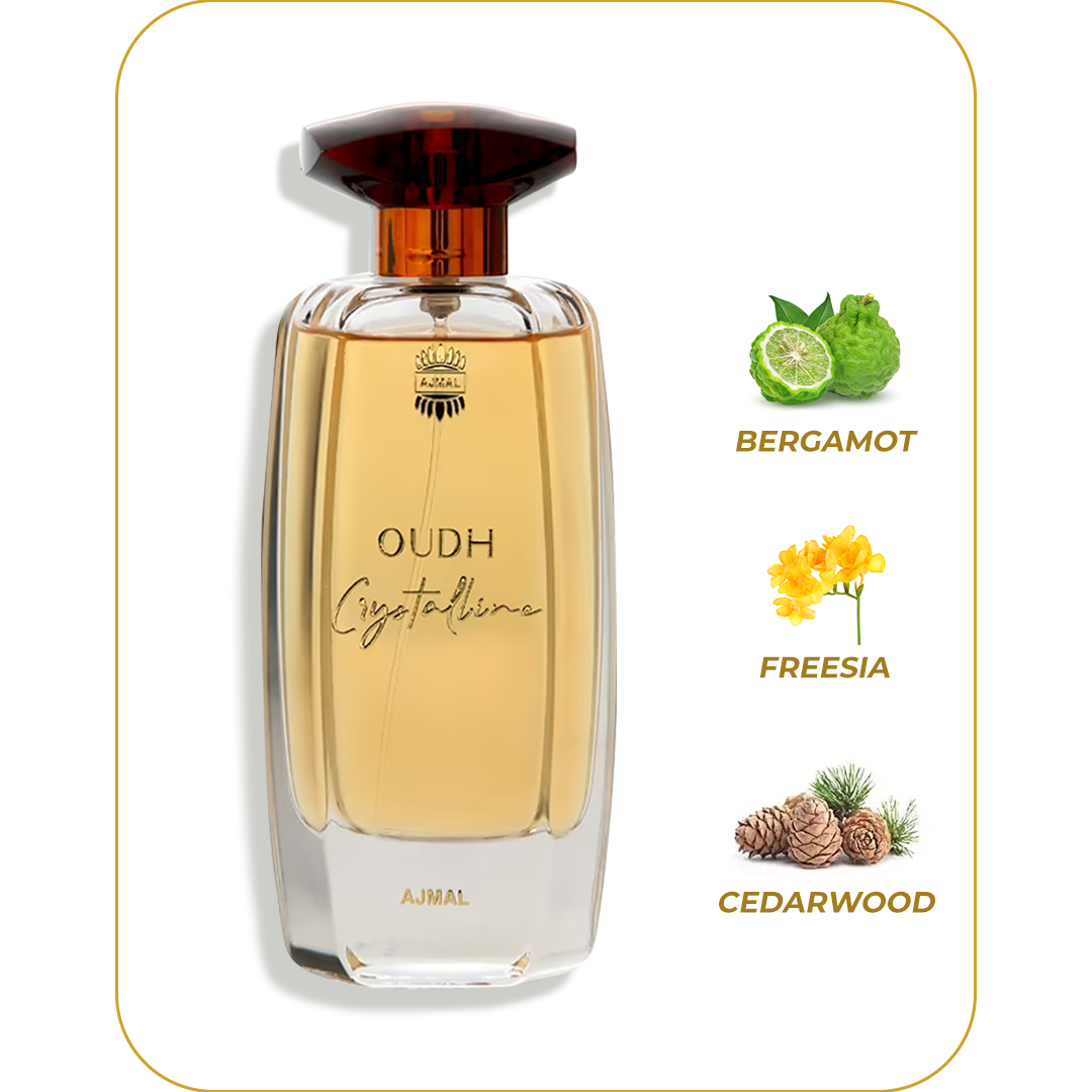 Perfume Ajmal Oudh Crystalline Eau de Parfum Feminino 100ML