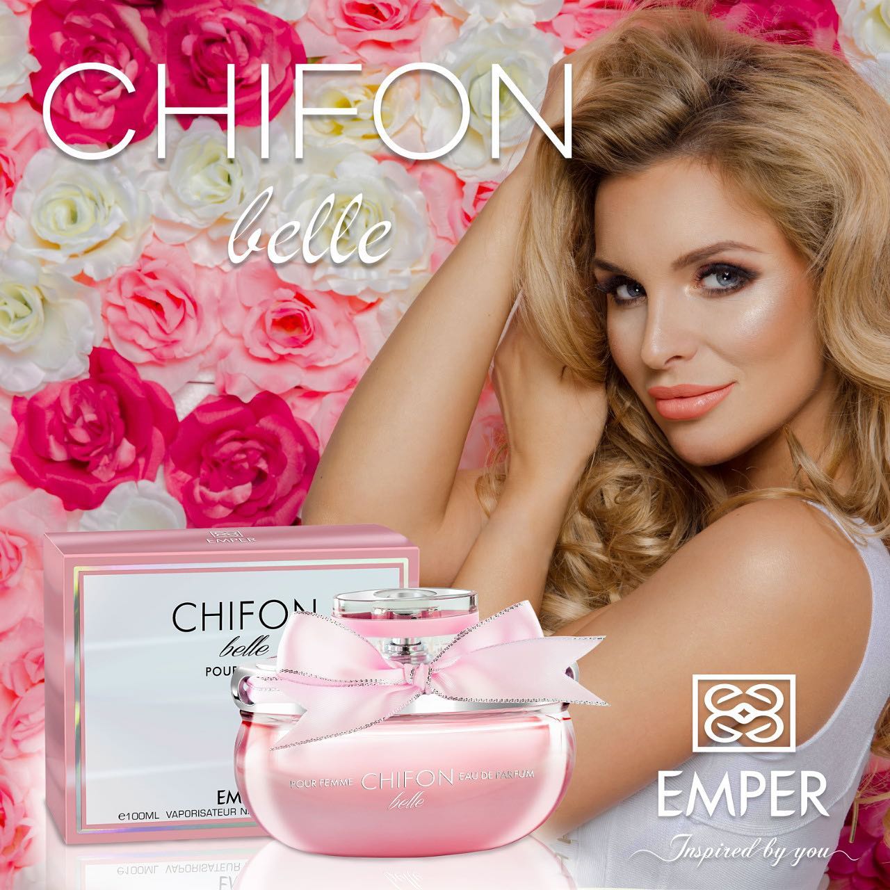 Perfume Emper Chifon Belle Eau de Parfum Feminino 100ML