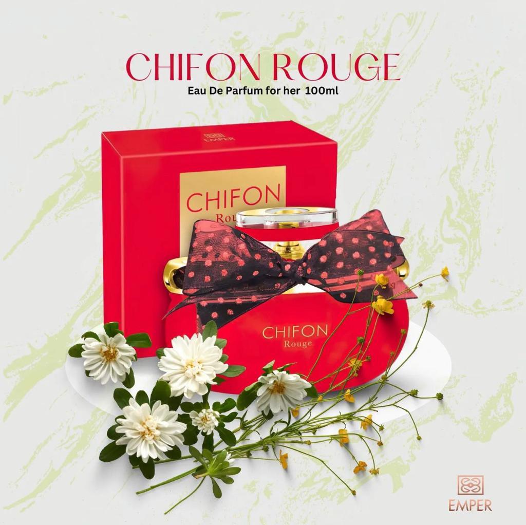 Perfume Emper Chifon Rouge Eau de Parfum Feminino 100ML