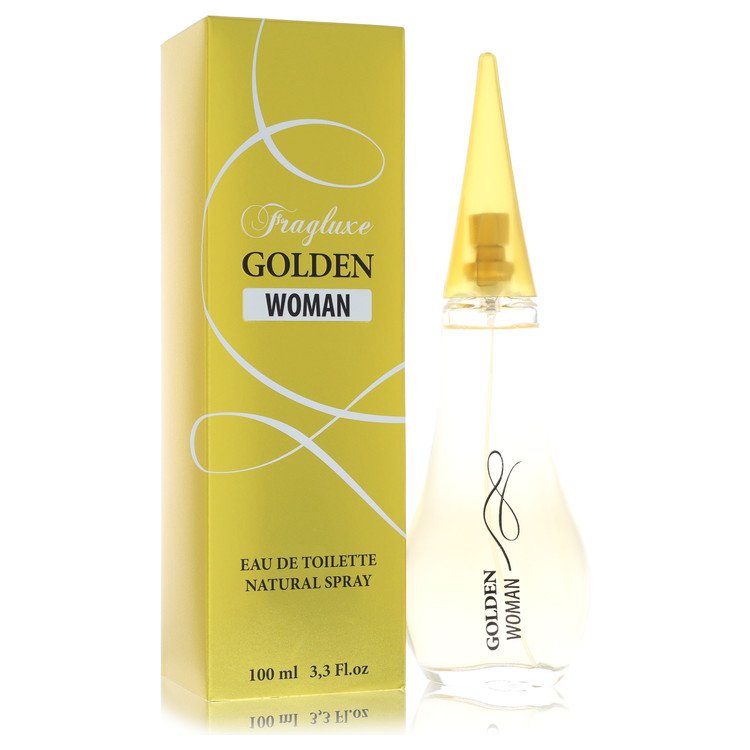 Perfume Fragluxe Golden Woman Eau de Toilette Feminino 100ML