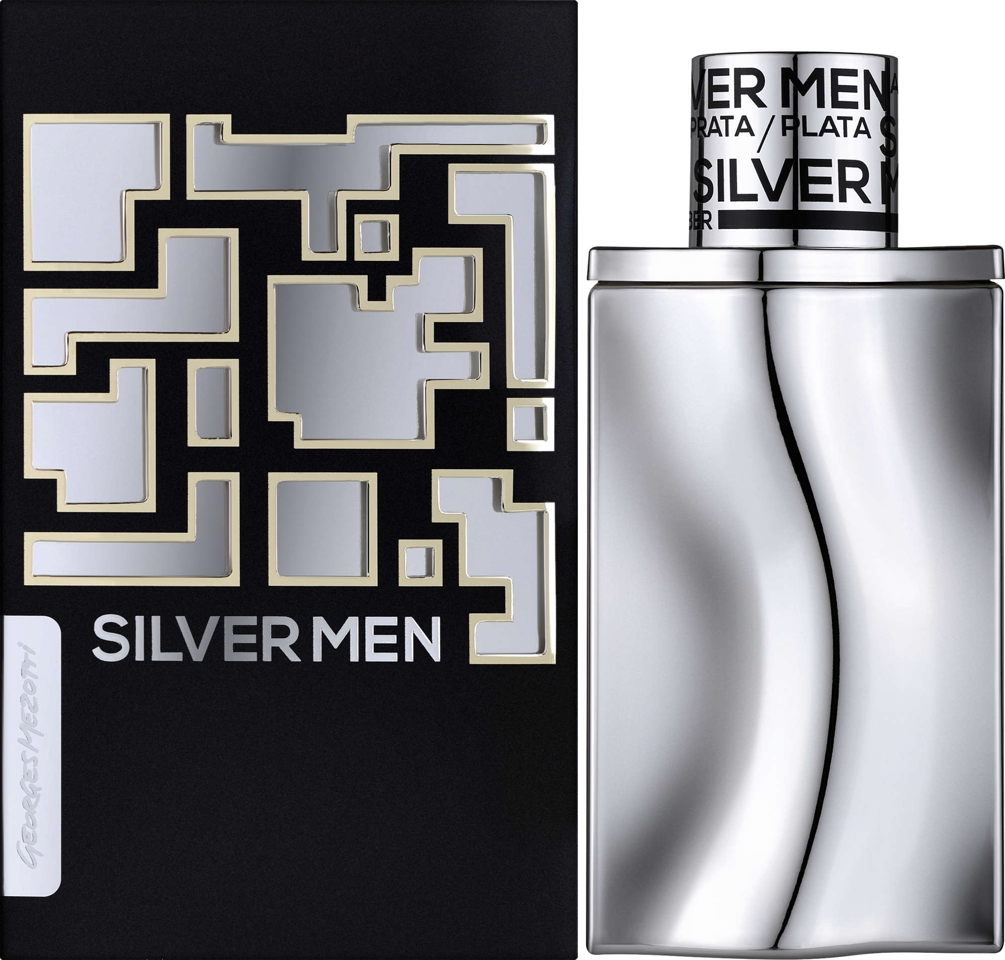 Perfume Georges Mezotti Silver Men Eau de Toilette Masculino 100ML