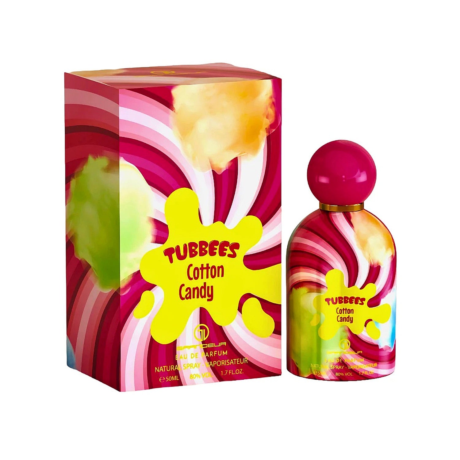 Perfume Grandeur Tubbees Cotton Candy Eau de Parfum Unissex 50ML