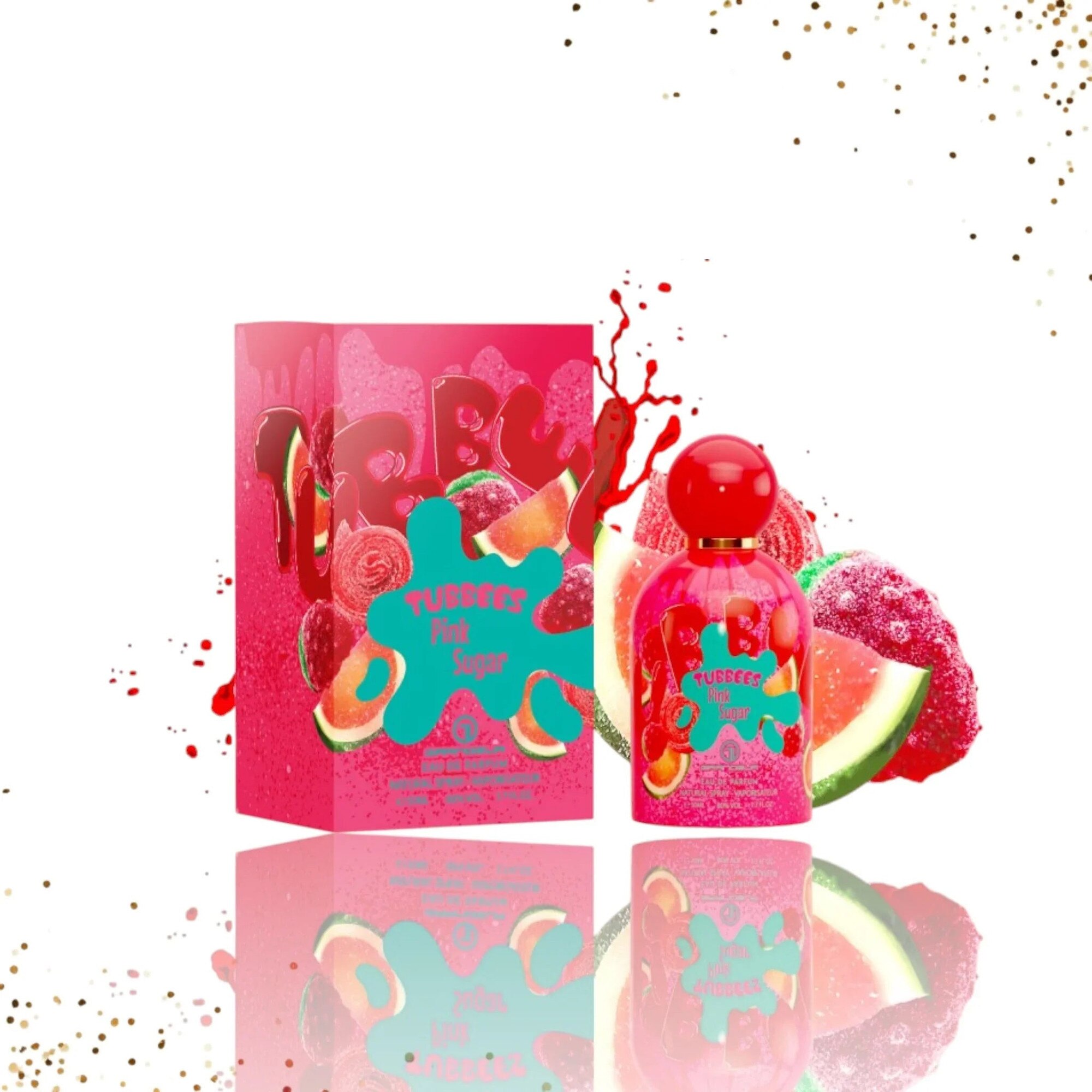 Perfume Grandeur Tubbees Pink Sugar Eau de Parfum Unissex 50ML
