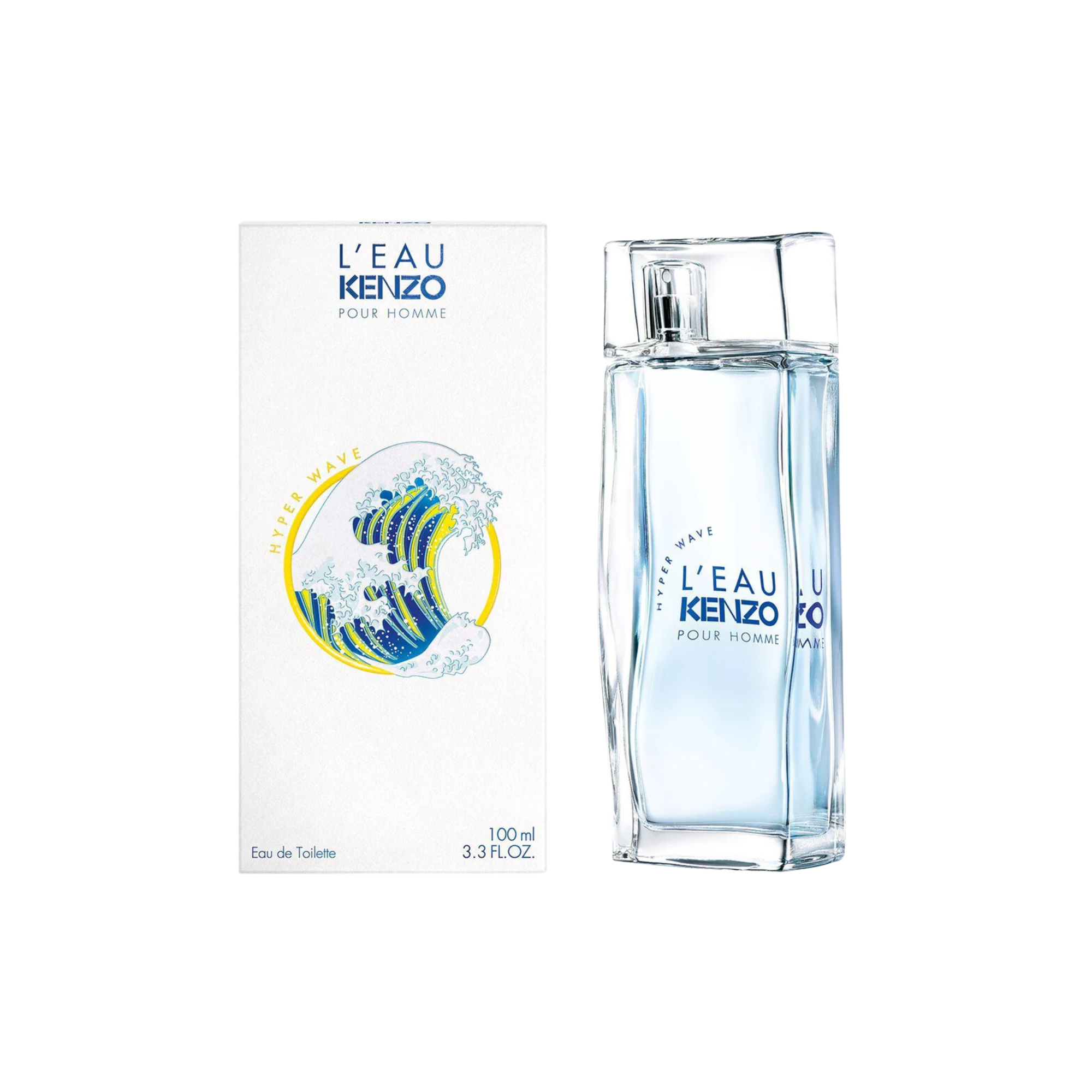 Perfume Kenzo L'Eau Hyper Wave Pour Homme Eau de Toilette Masculino 100ML