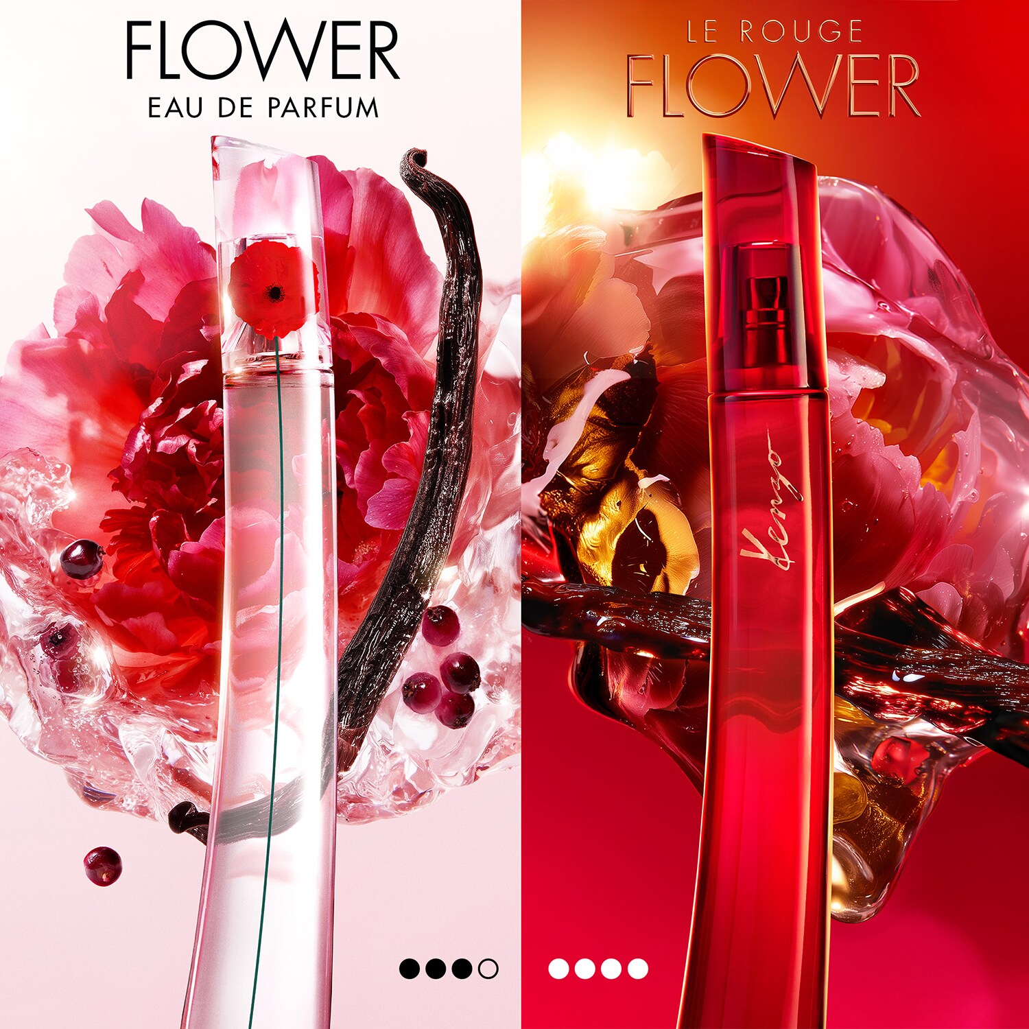 Perfume Kenzo Le Rouge Flower Eau de Parfum Feminino 50ML