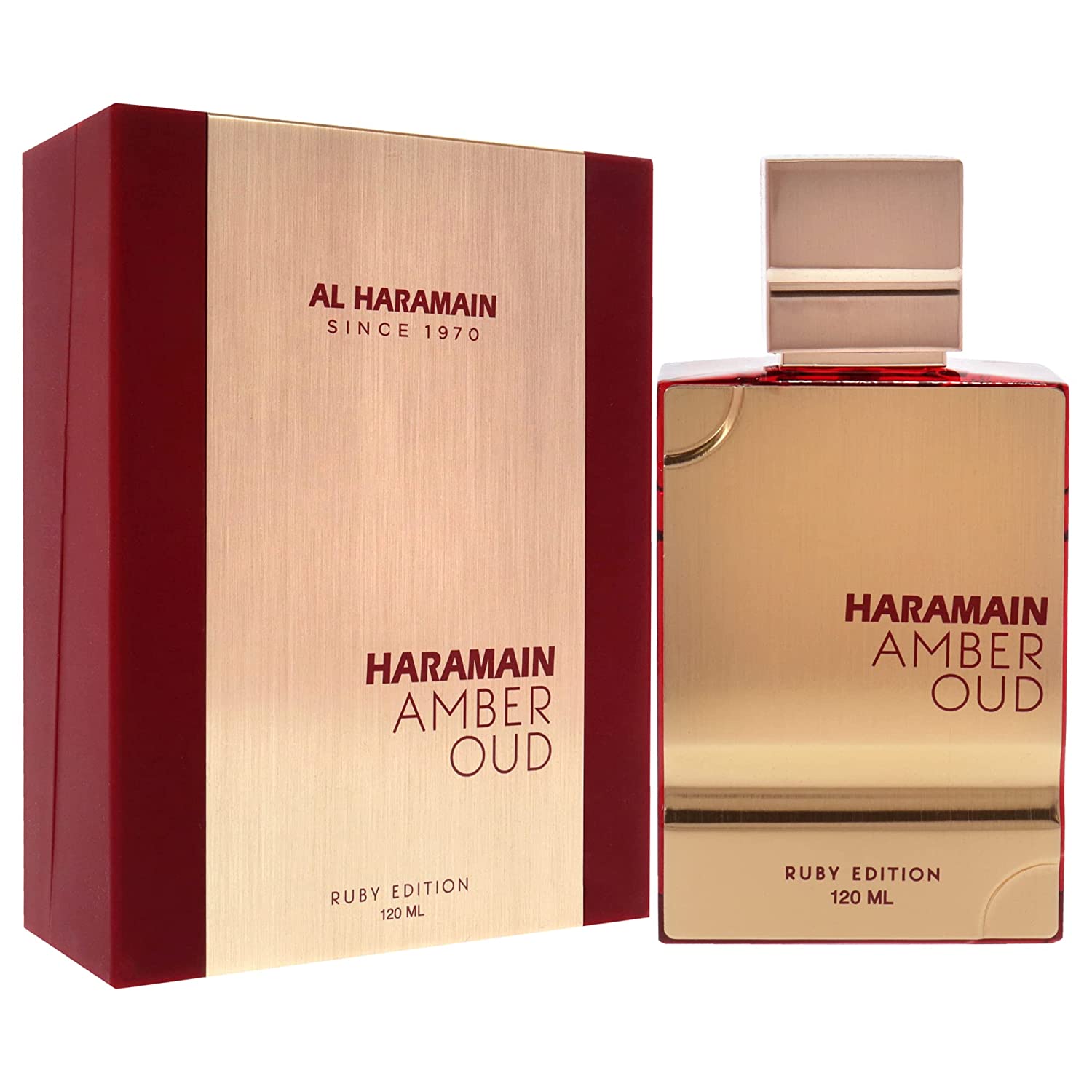 Perfume Al Haramain Amber Oud Ruby Edition Eau de Parfum Unissex 120ML
