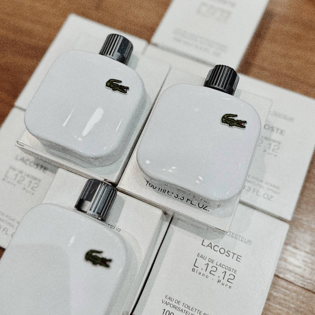 Perfume Lacoste L.12.12 Blanc Pure Eau de Toilette Masculino 100ML