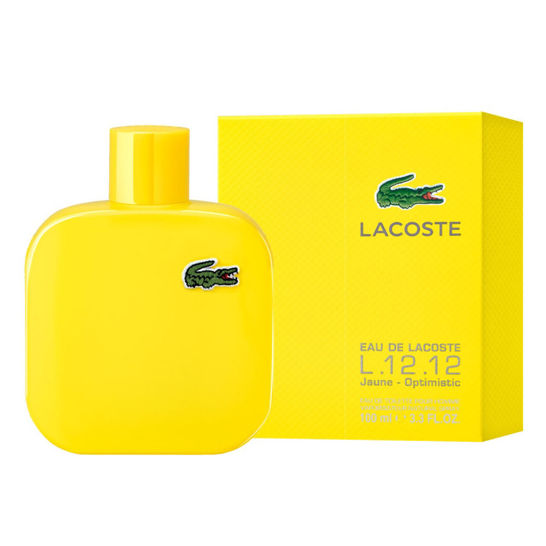 Perfume Lacoste L.12.12 Jaune Optimistic Eau de Toilette Masculino 100ML