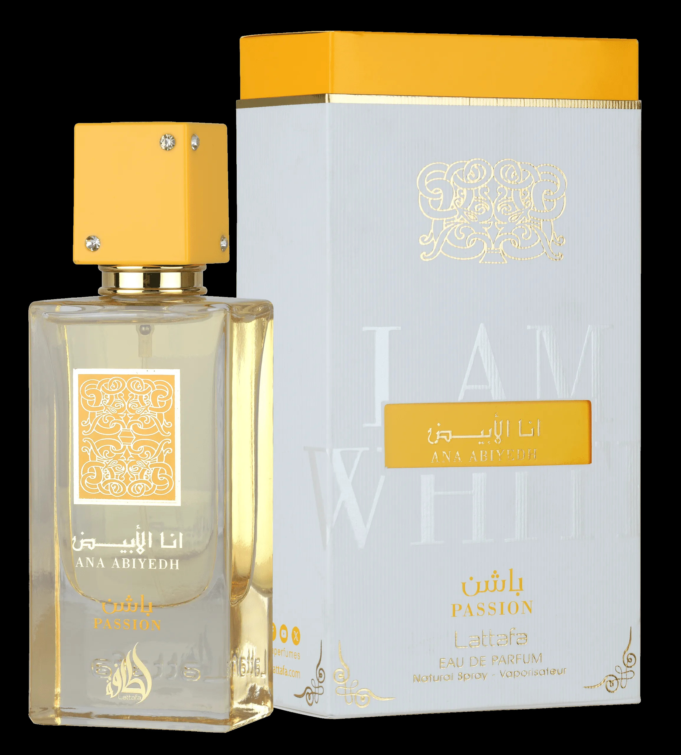 Perfume Lattafa Ana Abiyedh Passion Eau de Parfum Feminino 60ML