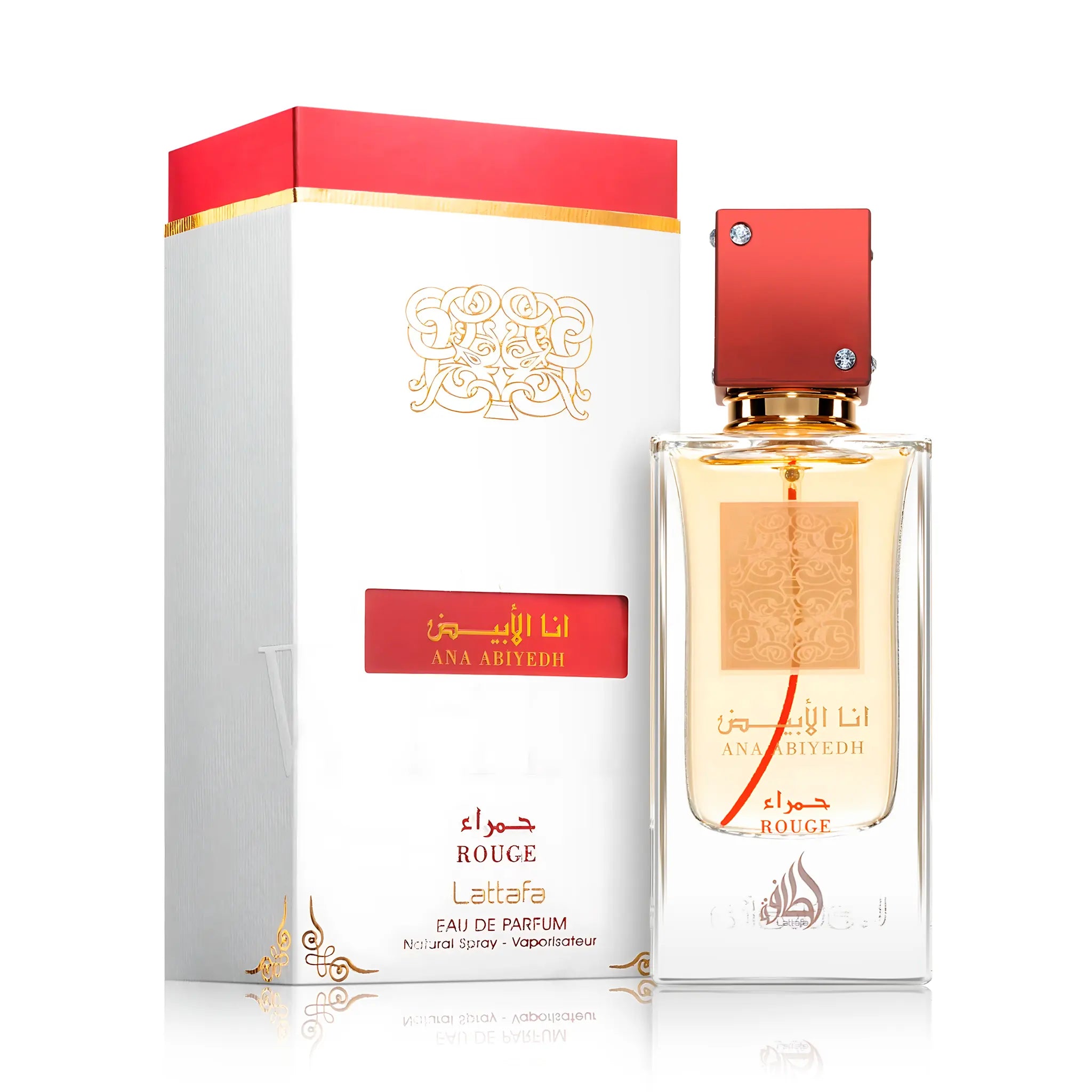 Perfume Lattafa Ana Abiyedh Rouge Eau de Parfum Unissex 60ML