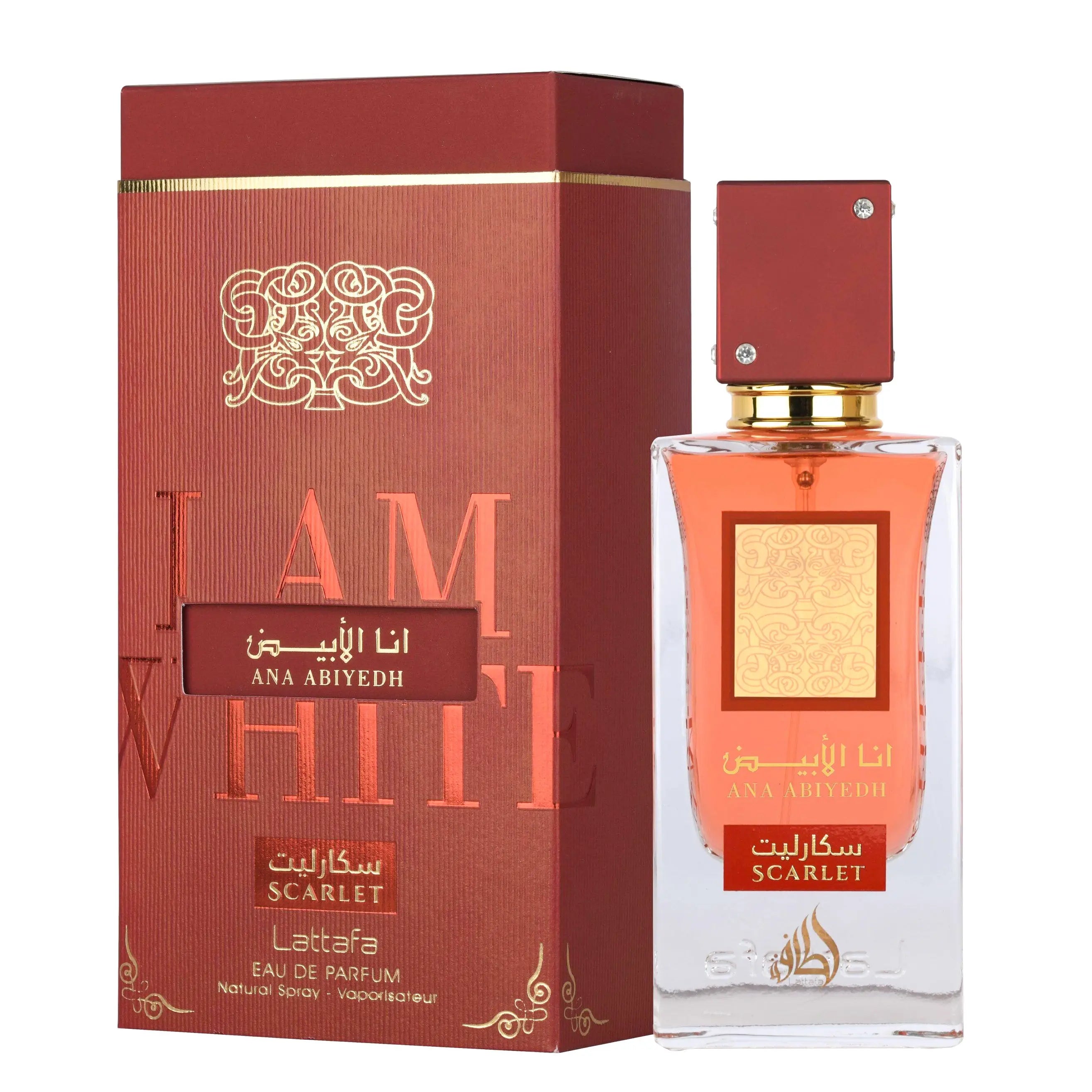 Perfume Lattafa Ana Abiyedh Scarlet Eau de Parfum Feminino 60ML