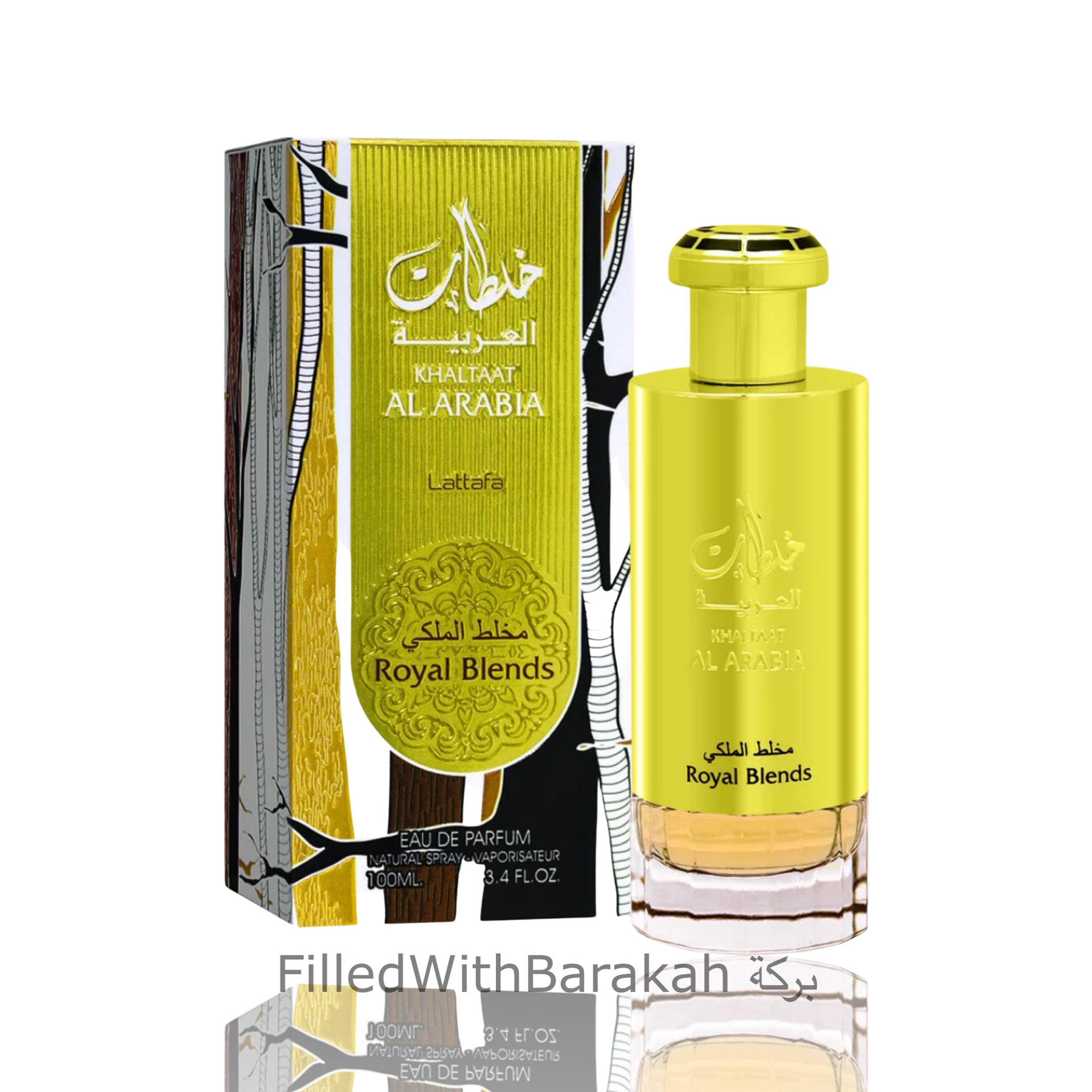 Perfume Lattafa Khaltaat Al Arabia Royal Blends Eau de Parfum Unissex 100ML