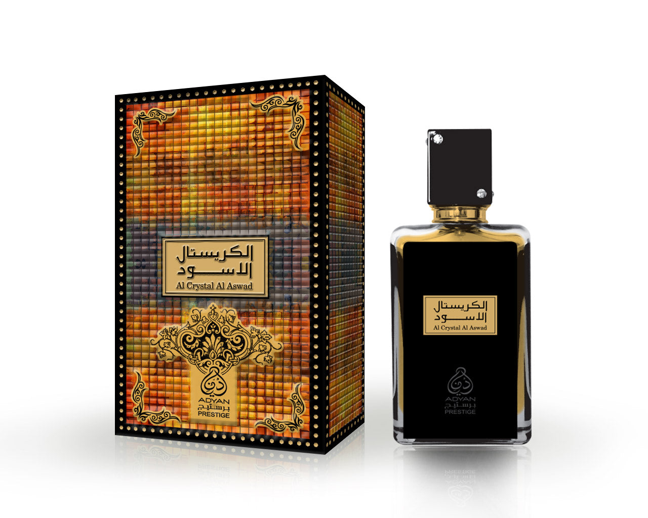 Perfume Adyan Al Crystal Al Aswad Eau de Parfum Masculino 100ML