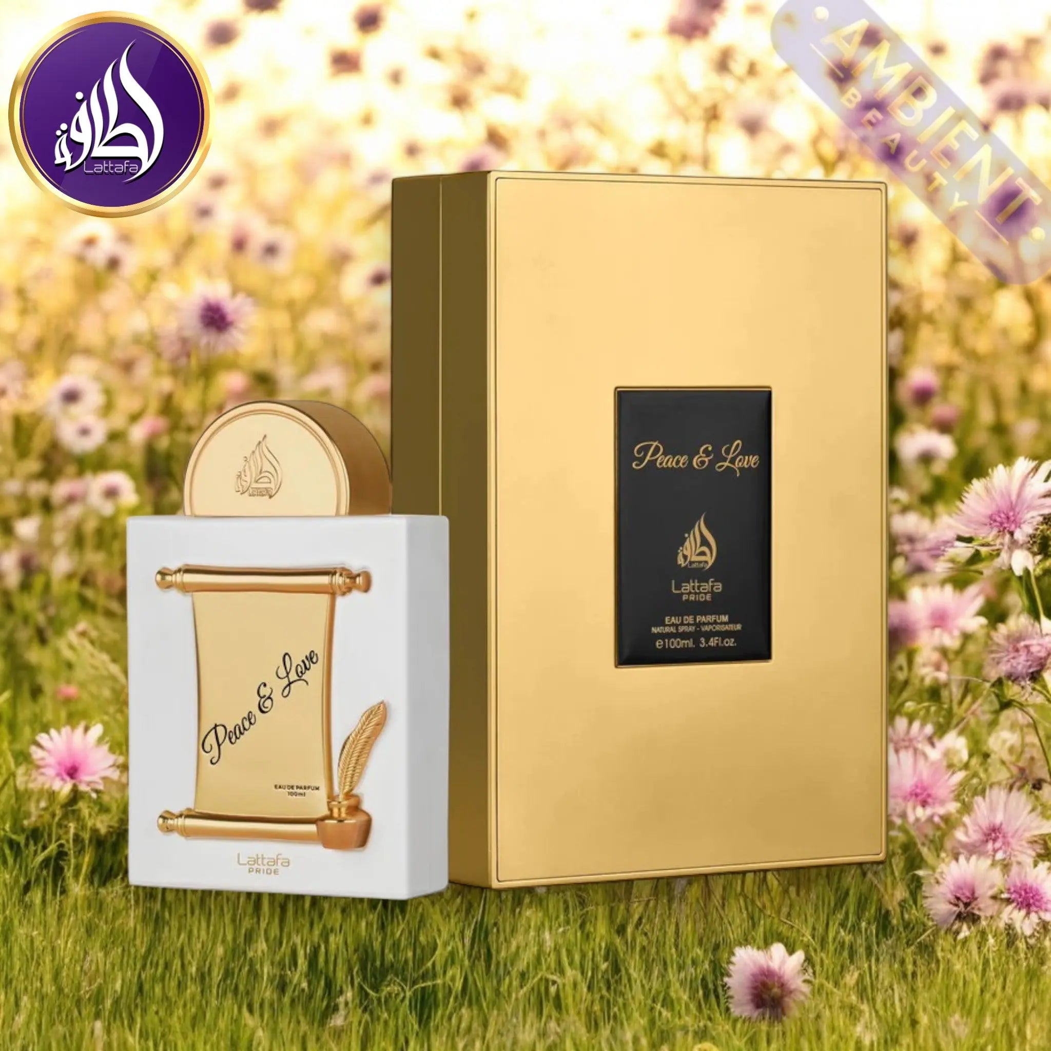 Perfume Lattafa Pride Peace & Love Eau de Parfum Unissex 100ML
