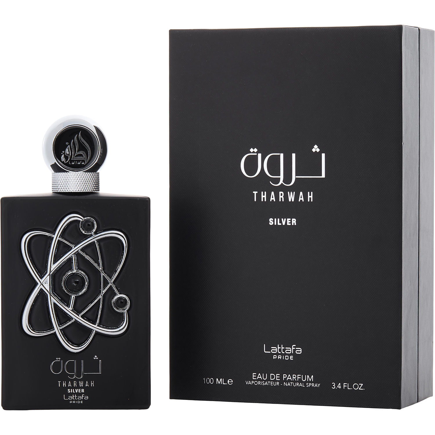 Perfume Lattafa Pride Tharwah Silver Eau de Parfum Masculino 100ML