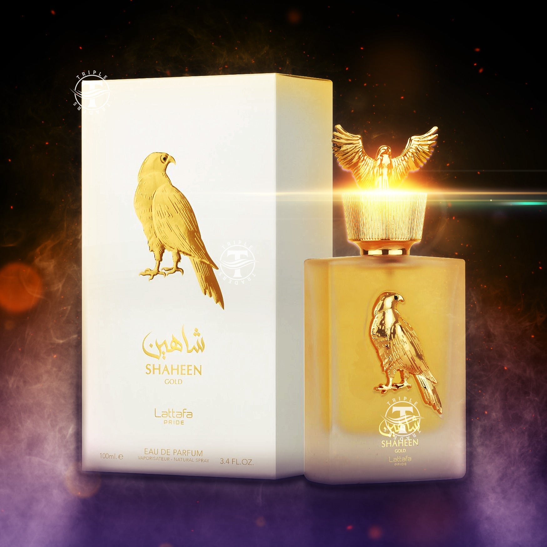Perfume Lattafa Shaheen Gold Eau de Parfum Unissex 100ML