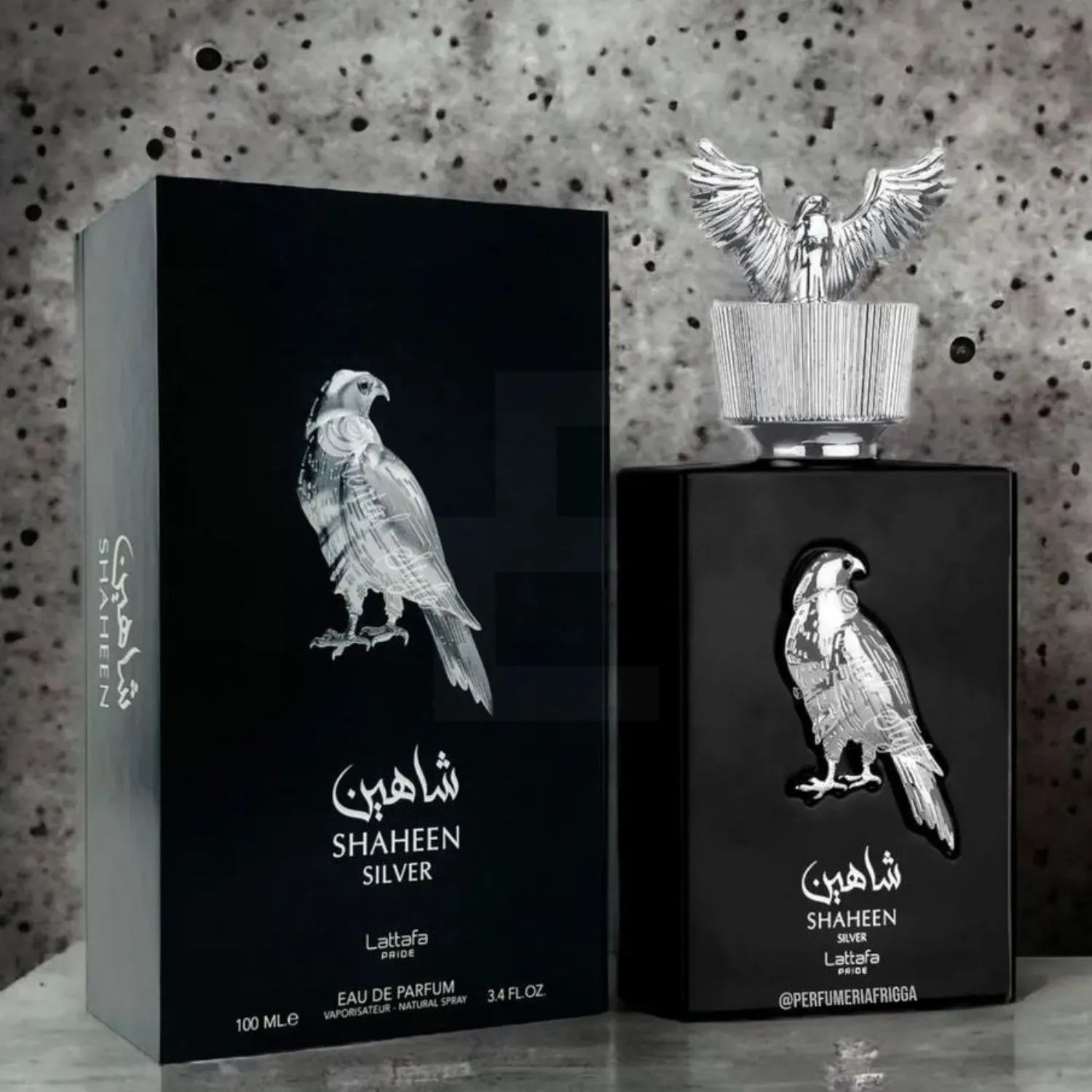 Perfume Lattafa Shaheen Silver Eau de Parfum Unissex 100ML