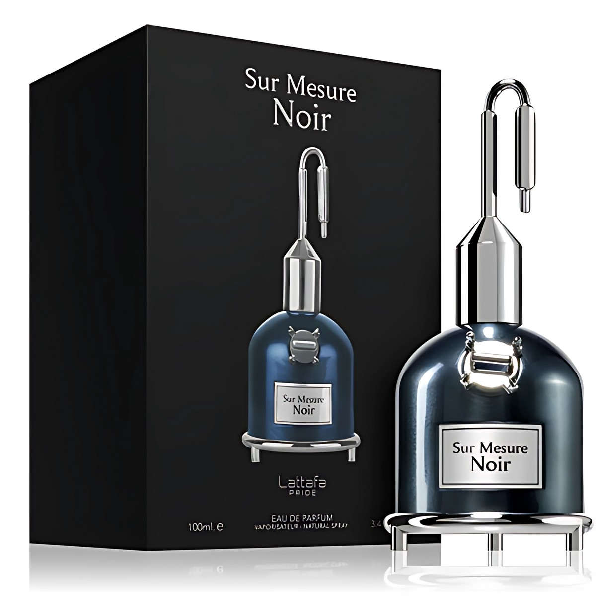 Perfume Lattafa Sur Mesure Noir Eau de Parfum Unissex 100ML