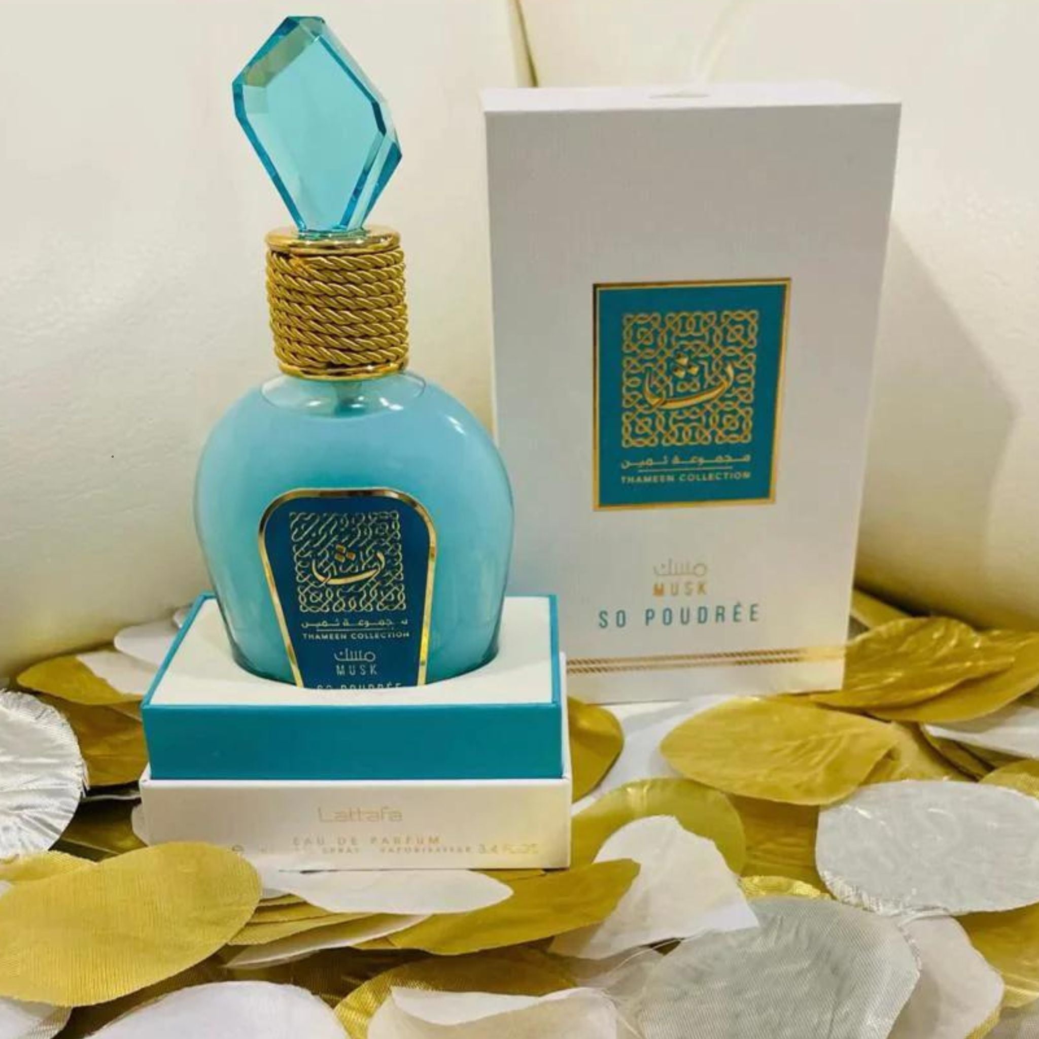 Perfume Lattafa Thameen Musk So Poudrée Eau de Parfum Unissex 100ML