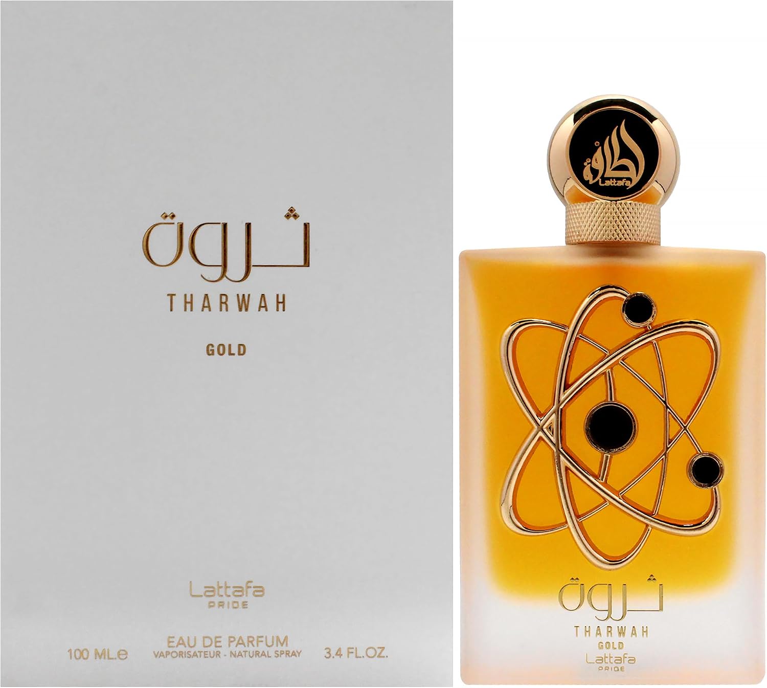 Perfume Lattafa Tharwah Gold Eau de Parfum Feminino 100ML