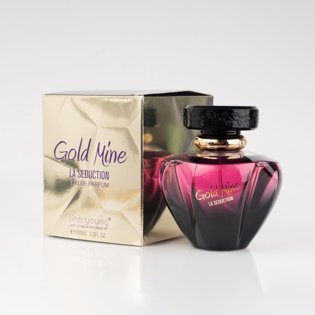 Perfume Linn Young Gold Mine La Seduction Eau de Parfum Feminino 100ML