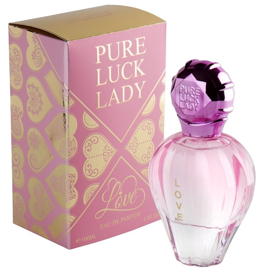 Perfume Linn Young Pure Luck Lady Love Eau de Parfum Feminino 100ML