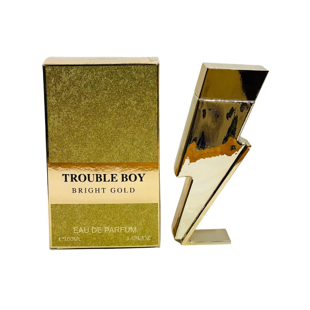 Perfume Lovali Trouble Boy Bright Gold Eau de Parfum Masculino 100ML