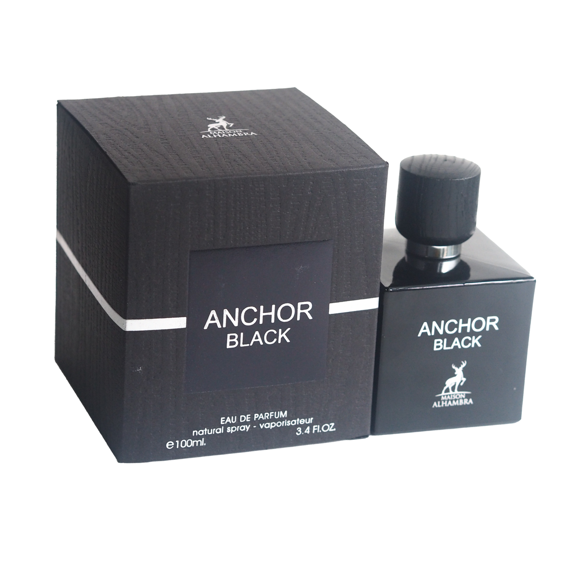 Perfume Maison Alhambra Anchor Black Eau de Parfum Masculino 100ML