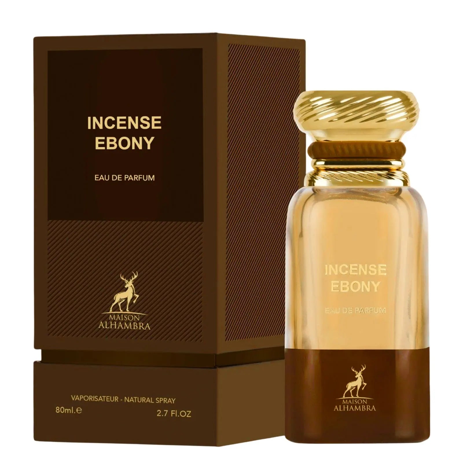 Perfume Maison Alhambra Incense Ebony Eau de Parfum Unissex 80ML