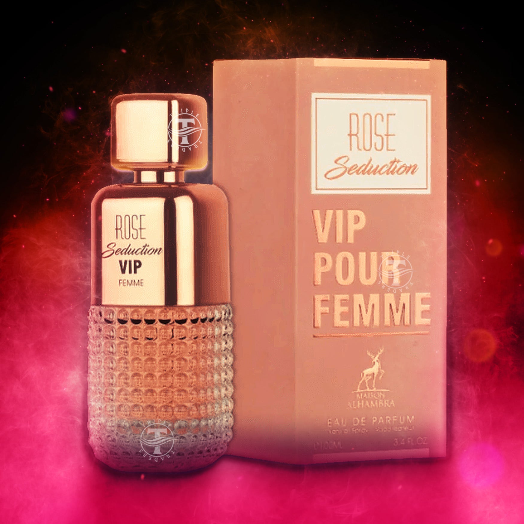 Perfume Maison Alhambra Rose Seduction Vip Eau de Parfum Feminino 30ML
