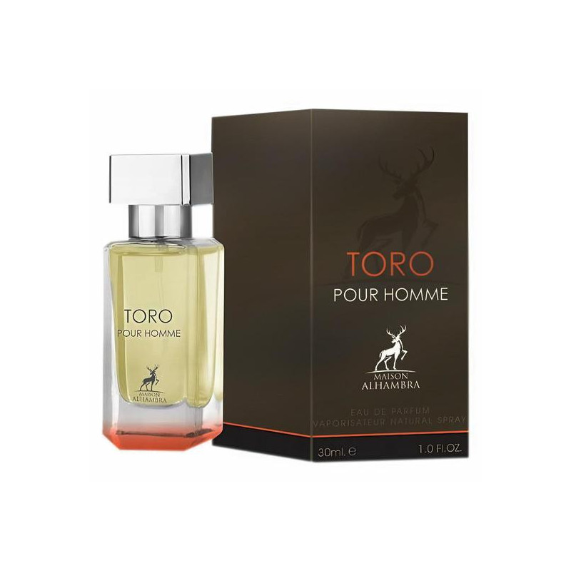 Perfume Maison Alhambra Toro Pour Homme Eau de Parfum Masculino 30ML