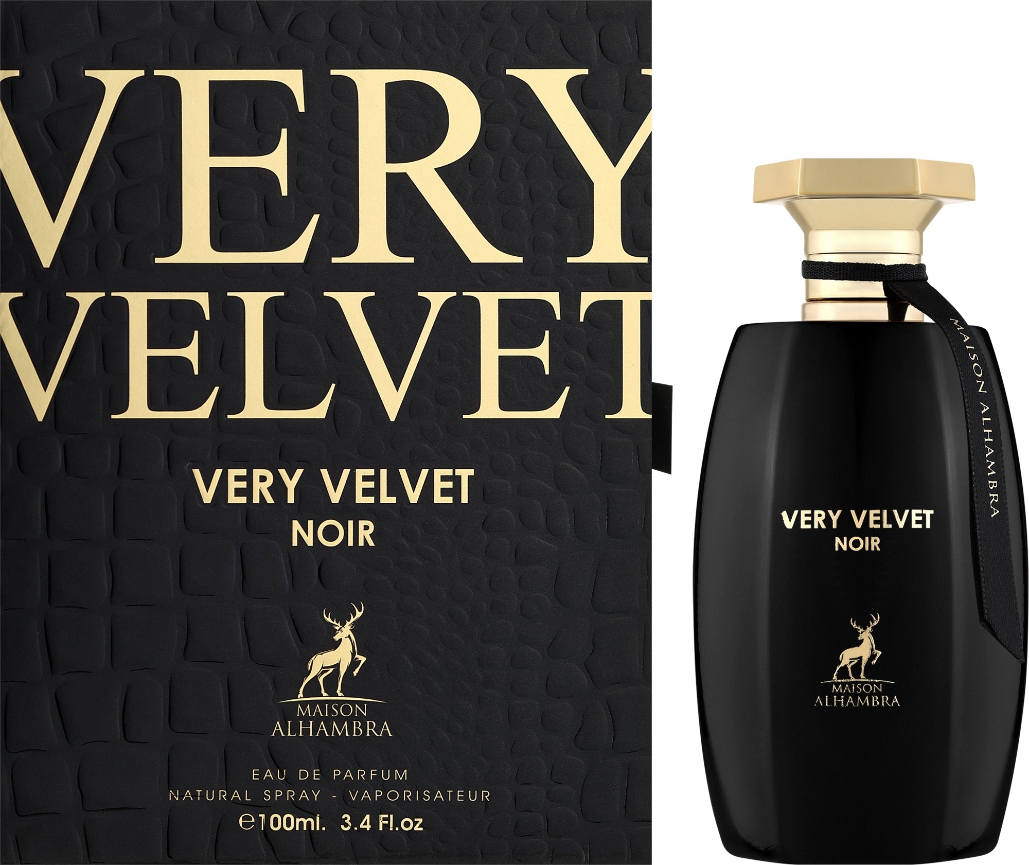 Perfume Maison Alhambra Very Velvet Noir Eau de Parfum Feminino 100ML