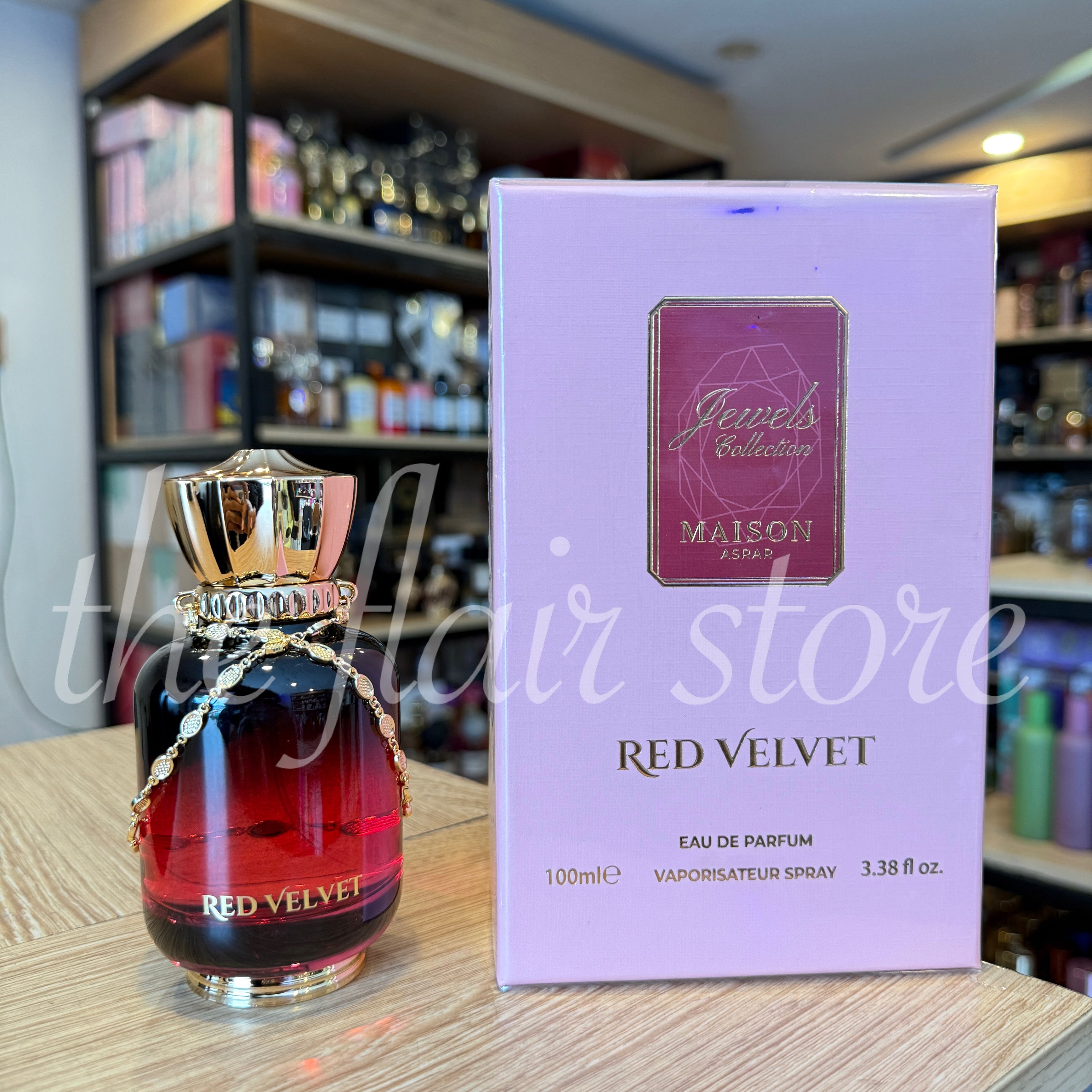 Perfume Maison Asrar Red Velvet Eau de Parfum Feminino 100ML