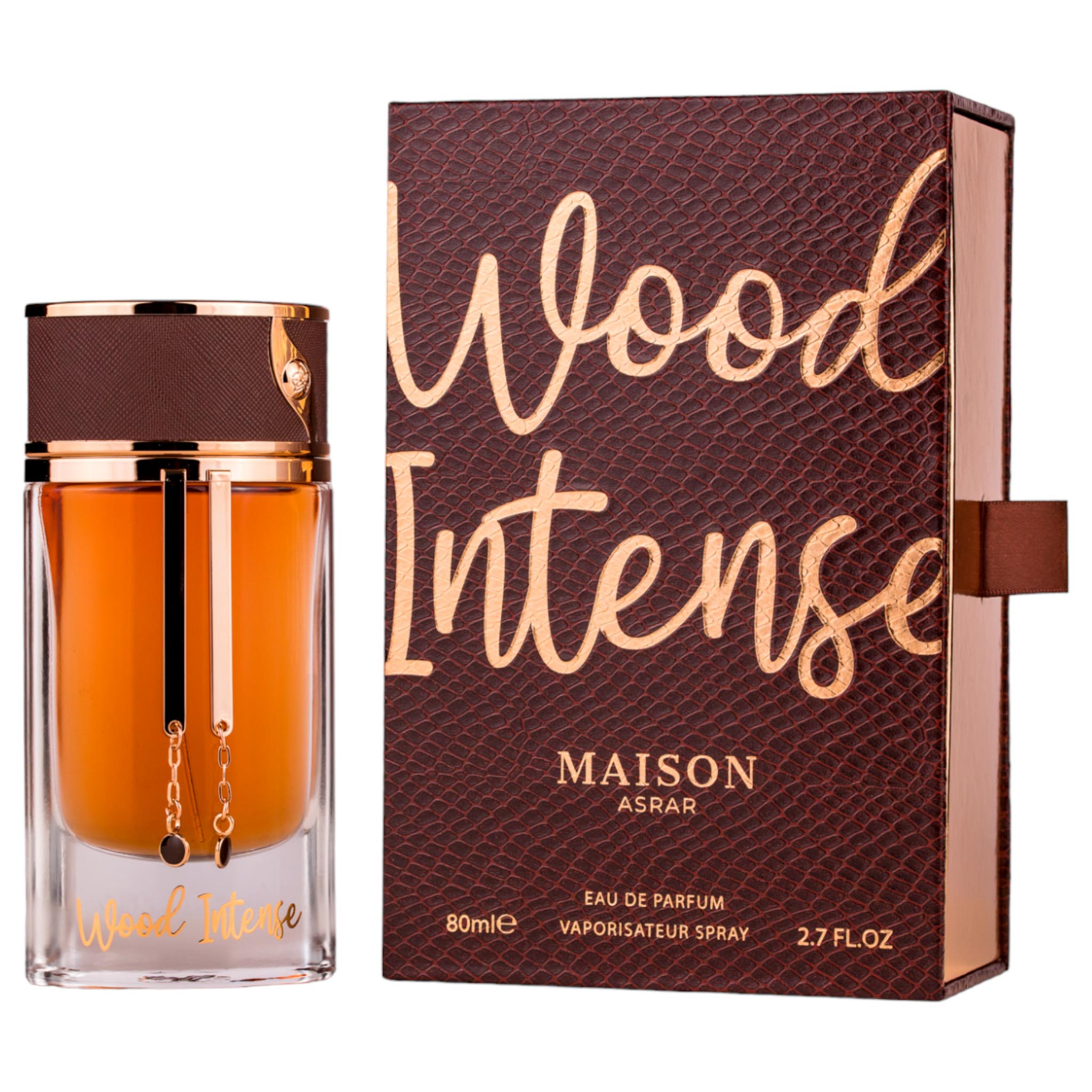 Perfume Maison Asrar Wood Intense Eau de Parfum Unissex 80ML