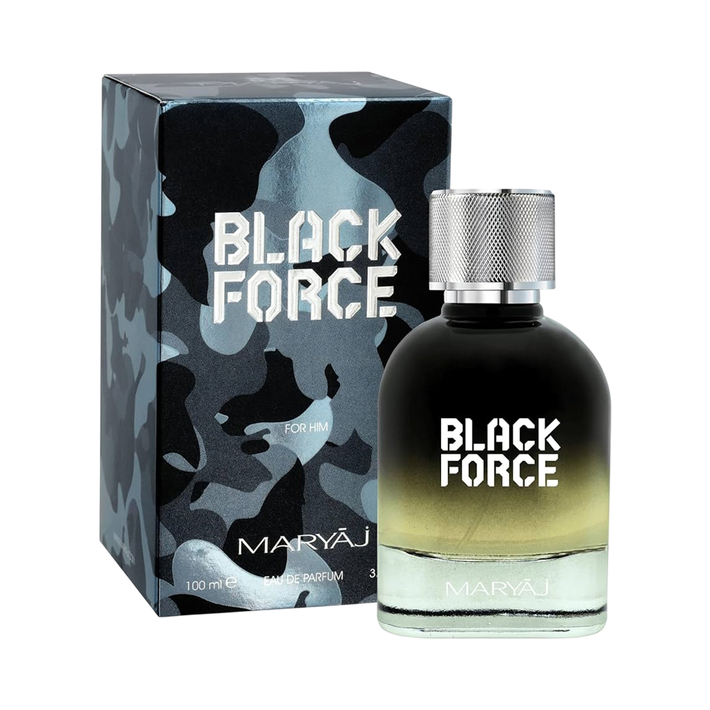 Perfume Maryaj Black Force Eau de Parfum Masculino 100ML