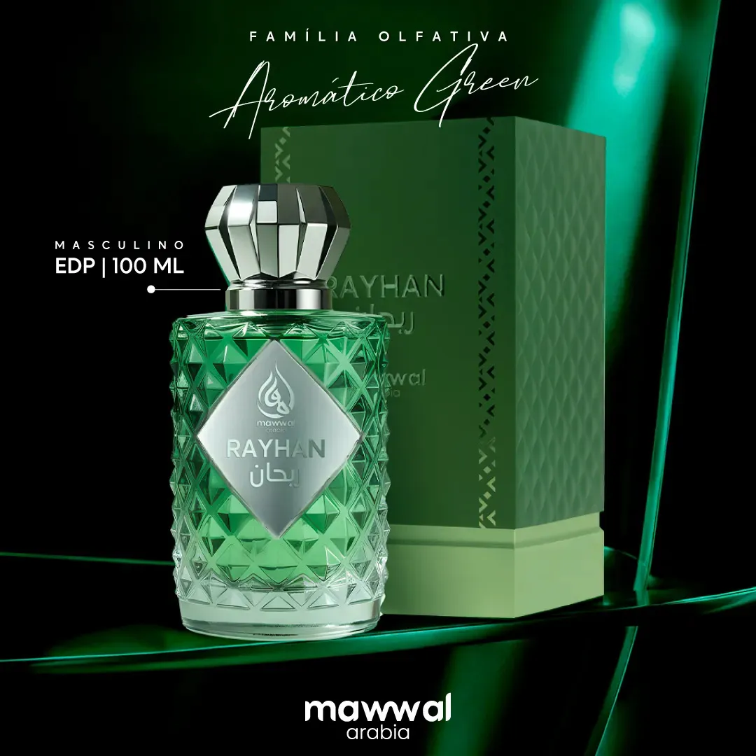 Perfume Mawwal Oasis Rayhan Eau de Parfum Masculino 100ML
