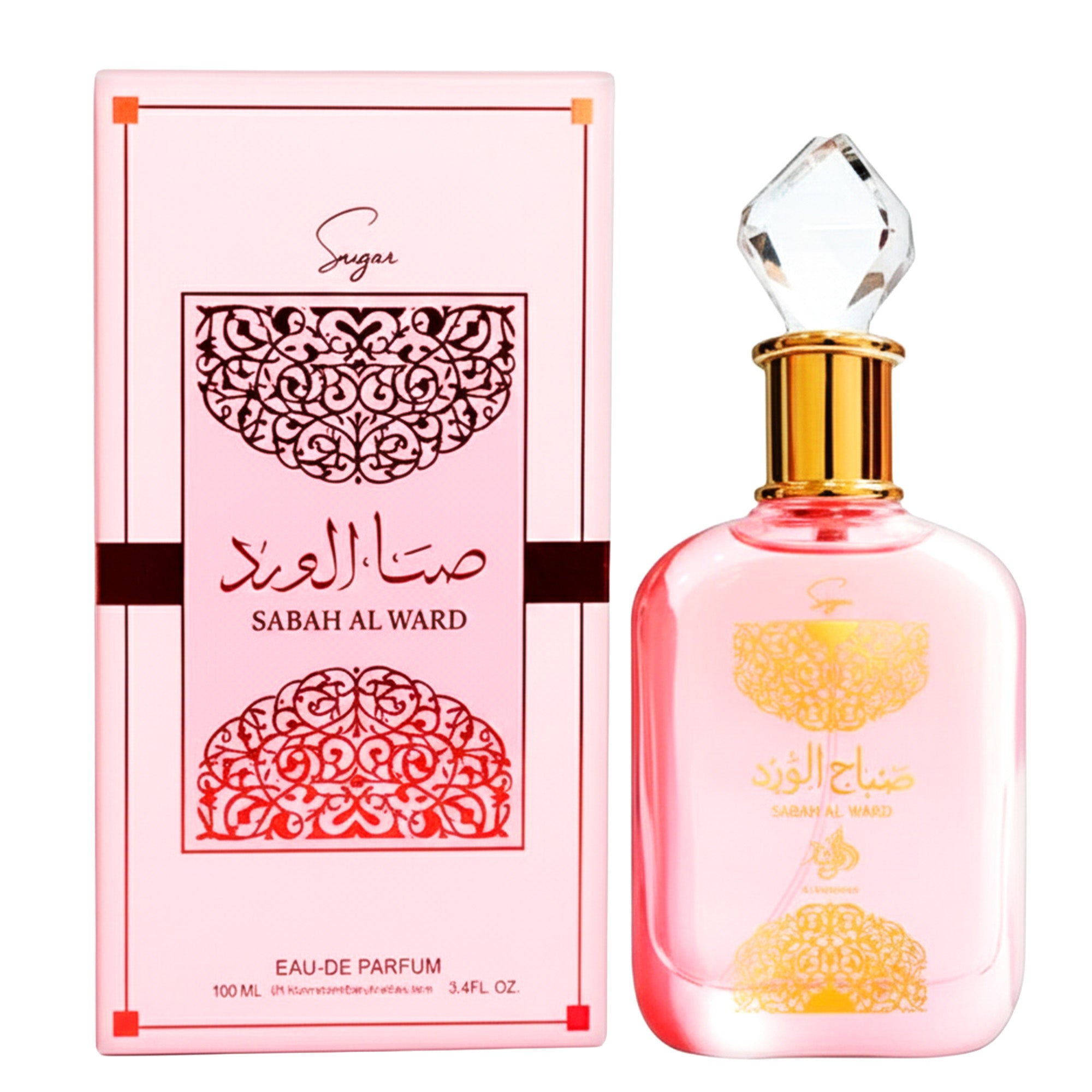 Perfume Al Wataniah Sabah Al Ward Sugar Eau de Parfum Feminino 100ML